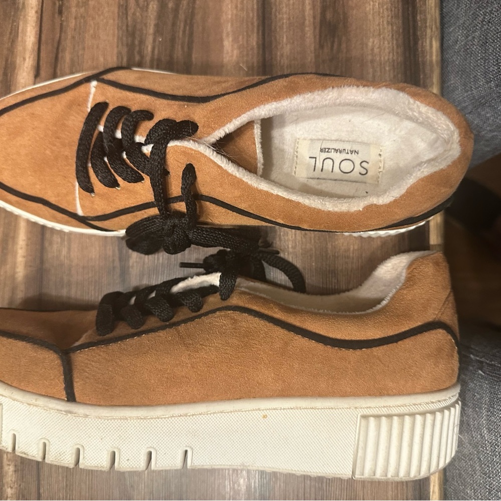 SOUL Naturalizer Brown Suede Casual Shoes